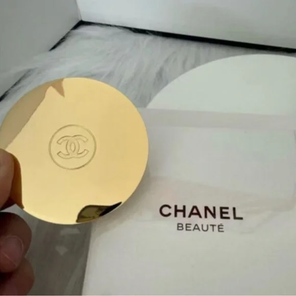 CHANEL Gold Compact with Mirror